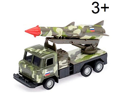 Машина металлическая SB-16-78-2-WB Газ 66 с ракетой 12см