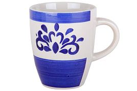Кружка 360мл RX012 Дамаск синий