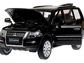 Машина мет. SB-68463B MITSUBISHI pajero 4wd turbo,14,5 см, двери, инерция