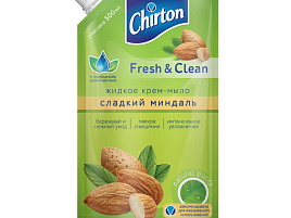 Мыло жидкое Чиртон 500мл крем Сладкий миндаль м/у 1188