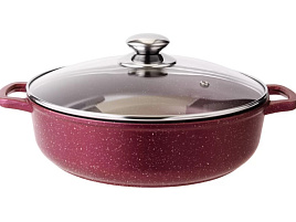 Жаровня 26см с/кр ТМ9263И/3177 Традиция рубин