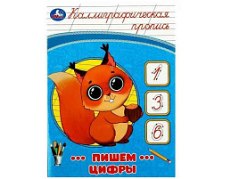Книга КАЛЛИГРАФИЧЕСКАЯ ПРОПИСЬ 8754-0 Пишем цифры