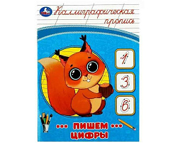 Книга КАЛЛИГРАФИЧЕСКАЯ ПРОПИСЬ 8754-0 Пишем цифры