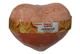 Бомбочки для ванн 130г FreshWeek сердце Апельсин