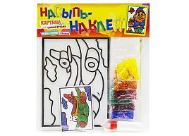 Аппликация Насыпь на клей С-419 Самолет