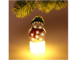 НГ Сувенир свет 196-0431 Снеговичок 8*3,5см