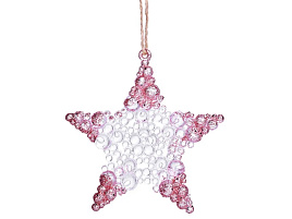 Подвеска пластик Звездочка S2581