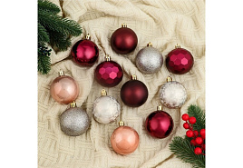 Набор шаров 6см 9510524 Мэддисон микс 12шт