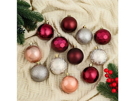 Набор шаров 6см 9510524 Мэддисон микс 12шт