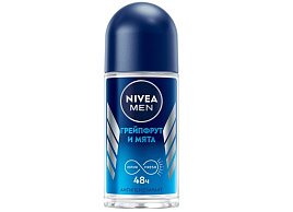 Дезодорант Nivea 50мл рол.муж.Мандарин и Грейпфрут и мята