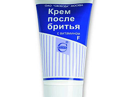 Крем после бритья 80г с витамином F пол.туб(Свобода)2038