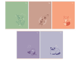 Тетрадь 96л.  Т5ск96_лс 08560 "Little", soft-touch ламинация