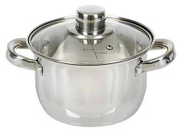 Кастрюля нержавейка 1,9л SD-A17-16 Daniks 9430