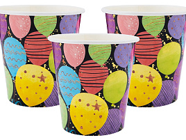 Стакан бумажный 6233342 Воздушные шары 6шт