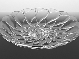 Блюдо стекло 30см 818