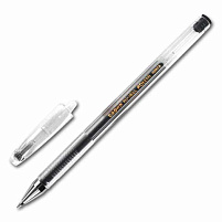 Ручка гел. Crown HJR-500B черная 0.5мм, штрих-код
