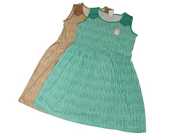 Белье сарафан №1 Полосы пуговицы (50-60р-р)