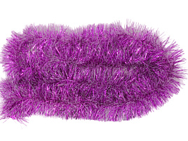 Мишура №10/H41 Малиновая+Белая