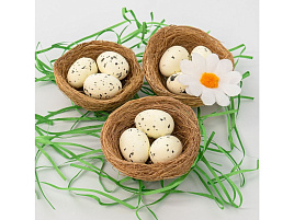 Сувенир Пасхальный Гнездо с яйцами ч51870