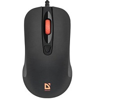 Мышь Defender проводная 52281 оптическая Ultra Classic MB-280 7цветов,4кнопки,1000/1200dpi