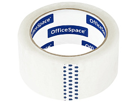 Скотч 50*66 (66м) OfficeSpace КЛ_55384 50мкм, усиленная, морозостойкая, ШК