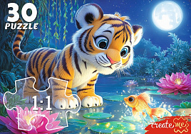 Пазл 30эл. Ночной тигренок ПУ30-3181