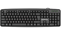 Клавиатура DEFENDER HB-588 Astra, черная, полноразмерная
