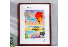 Фоторамка 30*40 дерево Красное дерево 1702