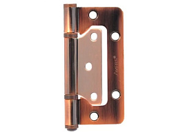 Петля дверная накладная 10*7,5*2,5 без врезки медь 8951