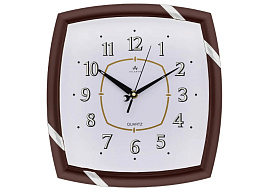Часы настенные Atlantis 31*30,7 TDL-6212 коричневые