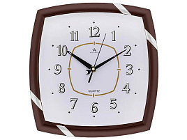Часы настенные Atlantis 31*30,7 TDL-6212 коричневые