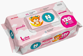 Влажные салфетки Natural Fresh 120шт.Pink М