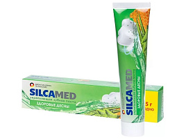Зубная паста Силка 175г Silcamed Здоровые десны в футляре
