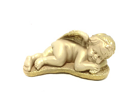 Статуэтка ИА-127В Ангел лежа звезда №2 слон.кость 7*16*7см