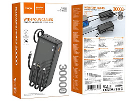 Аккумулятор внешний HOCO J146B  30000mAh 1USB-1Type-C 2.0A