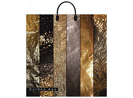 Пакет петля с пласт.ручкой 40*44 Золотой век