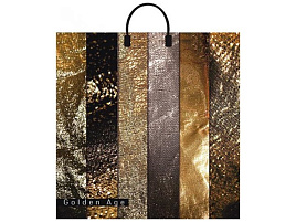 Пакет петля с пласт.ручкой 40*44 Золотой век