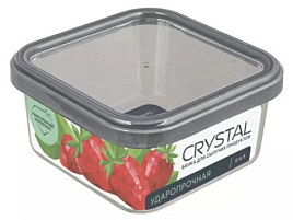 Контейнер для продуктов 0,4л Crystal 02611