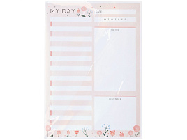 Блок для записей Meshu MS_46568 (To Do list) 14,8*21,0см (А5), 50л., "Meadow", насклейке