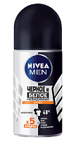 Дезодорант Nivea 50мл рол.муж.Нев.защ.д/черн.и белого Extra(Nivea)85392