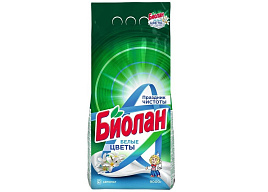 Стиральный порошок Биолан Автомат 9000г.Белые цветы (Казань)