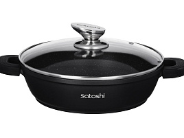 Сотейник 24см SATOSHI 846-412/1130 2,5л литой алюминий с/кр