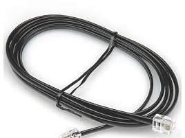 Телефонный провод DIALOG CT-0115 black 6p4c/rj-14 USB 1,5м