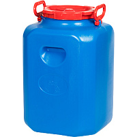 Бочка 50л квадрат цветная 5449