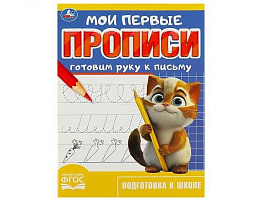 Книга Пропись Мои первые прописи 8982-7 Готовим руку к письму.