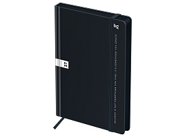 Ежедневник датированный 2027г. А5 BG DdА5_68147 "Monochrome. Black", 176л., 7БЦ, черный, soft touch