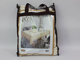 Скатерть 150*220 Лен велюр 2203 (М)