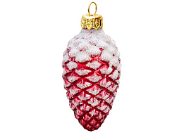 Шишка в снегу Ё ФУ-2-90/11 красная глянец упак