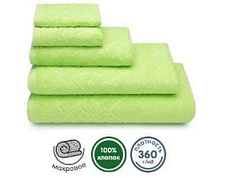 Полотенце 70*130 Донецк Болдрик 13-0535 Салатовый 7854