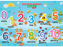 Клеенка для уроков труда BRAUBERG 272361 "Numbers", 50х35 см, для труда и творческих занятий, ПВХ